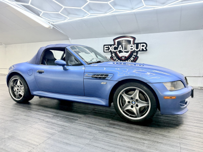 2002 BMW M Roadster in Estoril Blue Metallic over Estoril Blue & Black Nappa