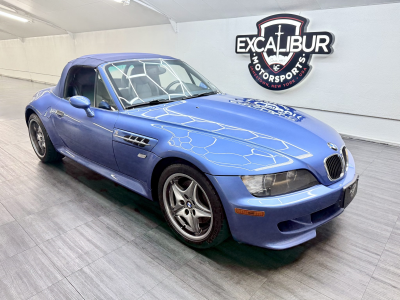 2002 BMW M Roadster in Estoril Blue Metallic over Estoril Blue & Black Nappa