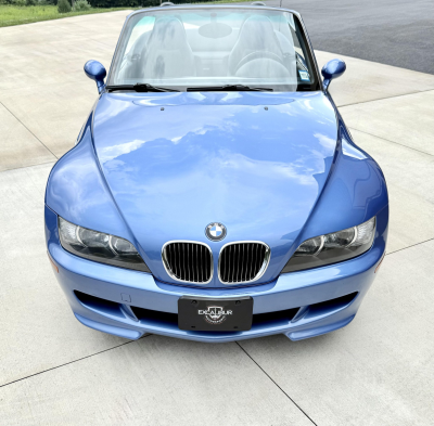 2002 BMW M Roadster in Estoril Blue Metallic over Estoril Blue & Black Nappa
