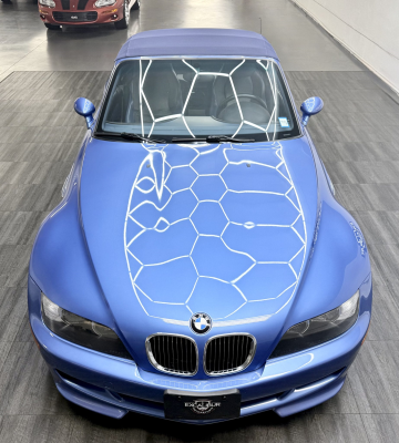 2002 BMW M Roadster in Estoril Blue Metallic over Estoril Blue & Black Nappa