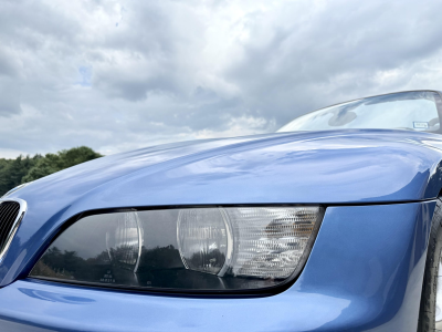 2002 BMW M Roadster in Estoril Blue Metallic over Estoril Blue & Black Nappa