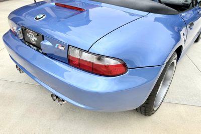 2002 BMW M Roadster in Estoril Blue Metallic over Estoril Blue & Black Nappa