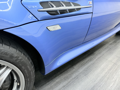 2002 BMW M Roadster in Estoril Blue Metallic over Estoril Blue & Black Nappa