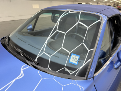 2002 BMW M Roadster in Estoril Blue Metallic over Estoril Blue & Black Nappa
