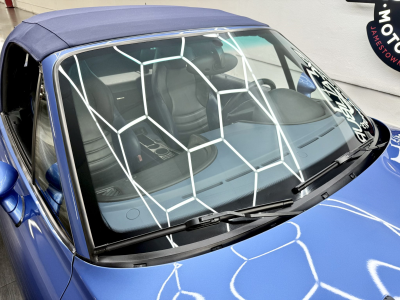 2002 BMW M Roadster in Estoril Blue Metallic over Estoril Blue & Black Nappa