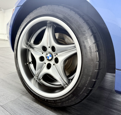 2002 BMW M Roadster in Estoril Blue Metallic over Estoril Blue & Black Nappa