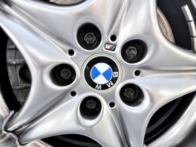 2002 BMW M Roadster in Estoril Blue Metallic over Estoril Blue & Black Nappa