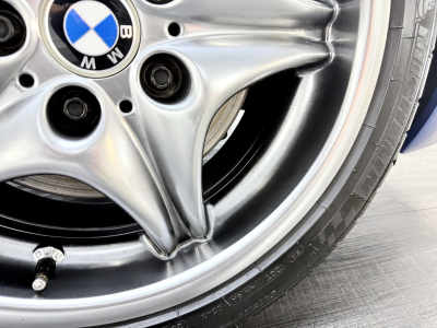 2002 BMW M Roadster in Estoril Blue Metallic over Estoril Blue & Black Nappa