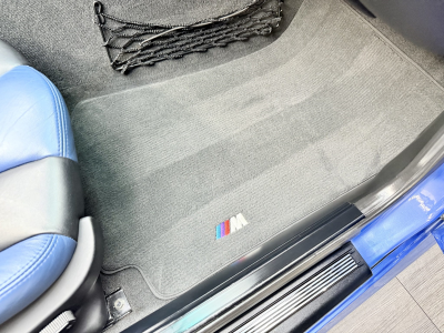 2002 BMW M Roadster in Estoril Blue Metallic over Estoril Blue & Black Nappa