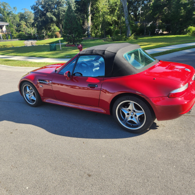 2002 BMW M Roadster in Imola Red 2 over Dark Gray & Black Nappa