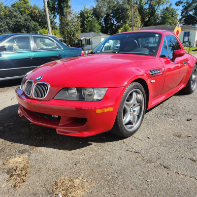 2002 BMW M Roadster in Imola Red 2 over Dark Gray & Black Nappa