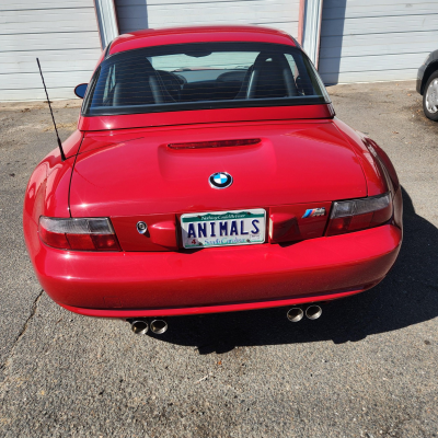2002 BMW M Roadster in Imola Red 2 over Dark Gray & Black Nappa