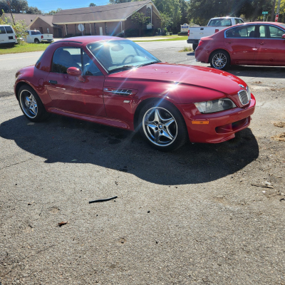 2002 BMW M Roadster in Imola Red 2 over Dark Gray & Black Nappa