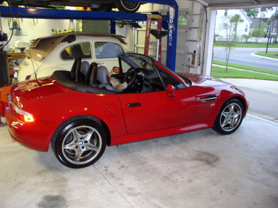 2002 BMW M Roadster in Imola Red 2 over Dark Gray & Black Nappa