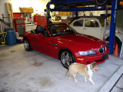 2002 BMW M Roadster in Imola Red 2 over Dark Gray & Black Nappa