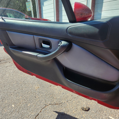 2002 BMW M Roadster in Imola Red 2 over Dark Gray & Black Nappa