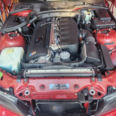 2002 BMW M Roadster in Imola Red 2 over Dark Gray & Black Nappa