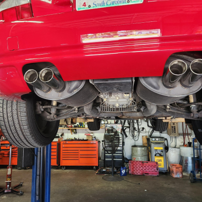 2002 BMW M Roadster in Imola Red 2 over Dark Gray & Black Nappa