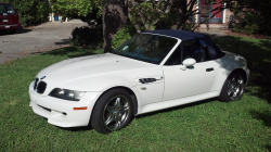 2002 BMW M Roadster in Alpine White 3 over Estoril Blue & Black Nappa