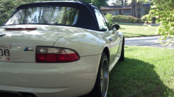 2002 BMW M Roadster in Alpine White 3 over Estoril Blue & Black Nappa