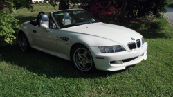 2002 BMW M Roadster in Alpine White 3 over Estoril Blue & Black Nappa