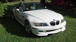 2002 BMW M Roadster in Alpine White 3 over Estoril Blue & Black Nappa