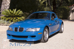 2002 BMW M Roadster in Laguna Seca Blue over Dark Gray & Black Nappa