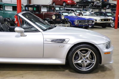 2002 BMW M Roadster in Titanium Silver Metallic over Black Nappa