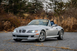 2002 BMW M Roadster in Titanium Silver Metallic over Estoril Blue & Black Nappa