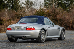 2002 BMW M Roadster in Titanium Silver Metallic over Estoril Blue & Black Nappa