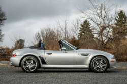 2002 BMW M Roadster in Titanium Silver Metallic over Estoril Blue & Black Nappa