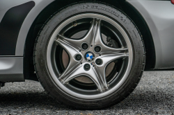 2002 BMW M Roadster in Titanium Silver Metallic over Estoril Blue & Black Nappa