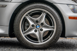 2002 BMW M Roadster in Titanium Silver Metallic over Estoril Blue & Black Nappa