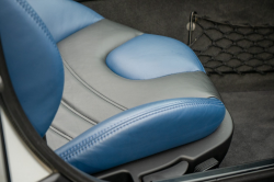 2002 BMW M Roadster in Titanium Silver Metallic over Estoril Blue & Black Nappa