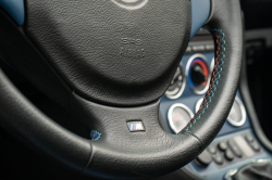 2002 BMW M Roadster in Titanium Silver Metallic over Estoril Blue & Black Nappa