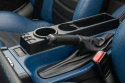 2002 BMW M Roadster in Titanium Silver Metallic over Estoril Blue & Black Nappa