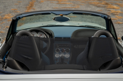 2002 BMW M Roadster in Titanium Silver Metallic over Estoril Blue & Black Nappa