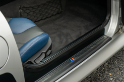 2002 BMW M Roadster in Titanium Silver Metallic over Estoril Blue & Black Nappa