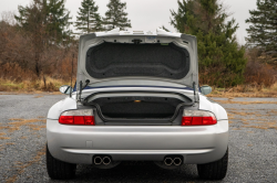 2002 BMW M Roadster in Titanium Silver Metallic over Estoril Blue & Black Nappa