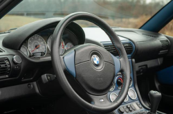 2002 BMW M Roadster in Titanium Silver Metallic over Estoril Blue & Black Nappa