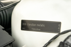 2002 BMW M Roadster in Titanium Silver Metallic over Estoril Blue & Black Nappa