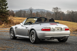 2002 BMW M Roadster in Titanium Silver Metallic over Estoril Blue & Black Nappa