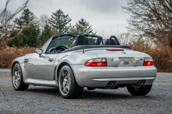 2002 BMW M Roadster in Titanium Silver Metallic over Estoril Blue & Black Nappa