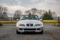 2002 BMW M Roadster in Titanium Silver Metallic over Estoril Blue & Black Nappa