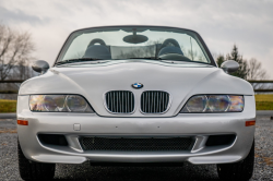 2002 BMW M Roadster in Titanium Silver Metallic over Estoril Blue & Black Nappa