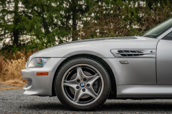 2002 BMW M Roadster in Titanium Silver Metallic over Estoril Blue & Black Nappa