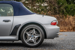 2002 BMW M Roadster in Titanium Silver Metallic over Estoril Blue & Black Nappa