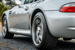 2002 BMW M Roadster in Titanium Silver Metallic over Estoril Blue & Black Nappa