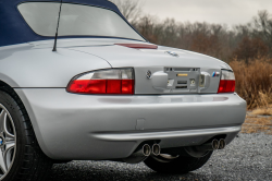 2002 BMW M Roadster in Titanium Silver Metallic over Estoril Blue & Black Nappa
