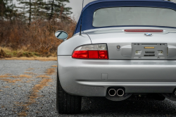 2002 BMW M Roadster in Titanium Silver Metallic over Estoril Blue & Black Nappa